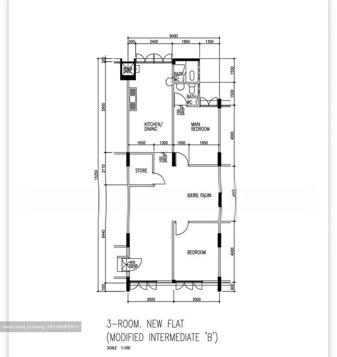 Blk 701 Reservoir Rise (Bedok), HDB 3 Rooms #591217381